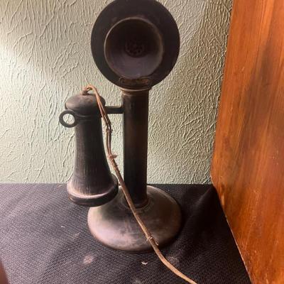 Antique Candle Stick Telephone Western Electric 
