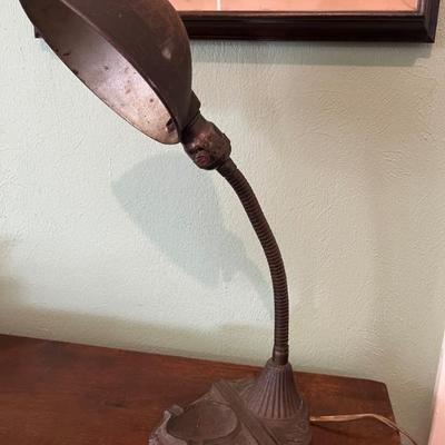 Antique Gooseneck Lamp 
