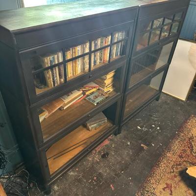 Pair of Barrister Bookcases 