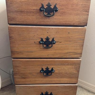 Wooden Chest Of 4 Drawers 