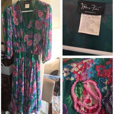 VTG Diane Freis 1980s Polyester Georgette 2-Piece Dress #5