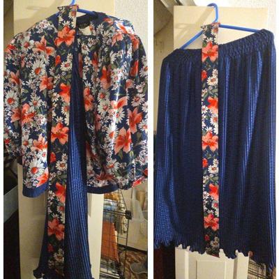 VTG Diane Freis 1980s Polyester Georgette 3 Piece