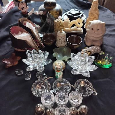Collectible Vintage Asian Decor, Figure, And Glassware Collection