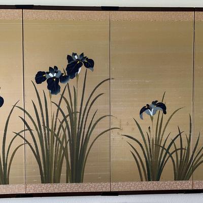 Antique Japanese Taisho Screen