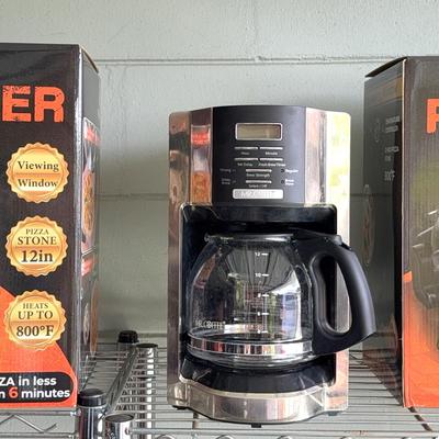 Two Brand New Pizza Makers And Mr. Coffee, Coffee Maker