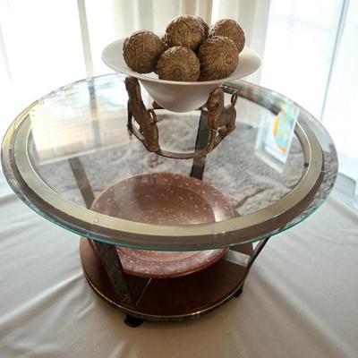 This item (ROUND COFFEE TABLE ONLY) is available for PRESALE.  Please text photo to 760-668-0554 to purchase.  We accept Zelle