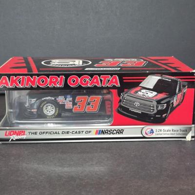 1:24 Die Cast Metal 2021 Lionel Racing #33 Akinori Ogata 2021 Tundra Shinano Racing - In Original Box