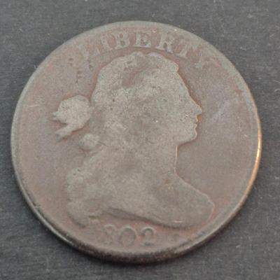1802 US "Draped Bust" Cent