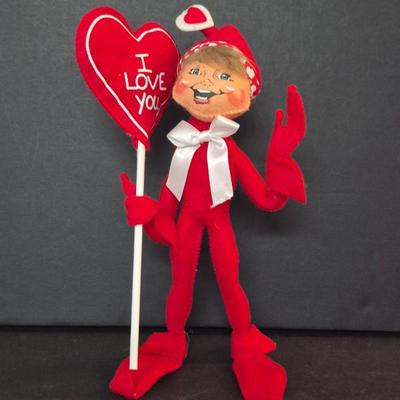 Annalee Valentines Day "I Love You" Elf - 12" Tall