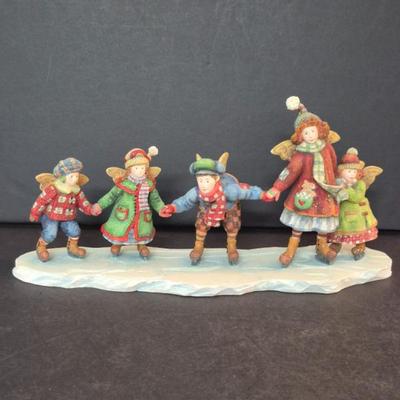 Vintage 1999 Everyday Angels by Susan Winget First Edition "Gliding Angels" Figurine - 12¼" x 5¼"