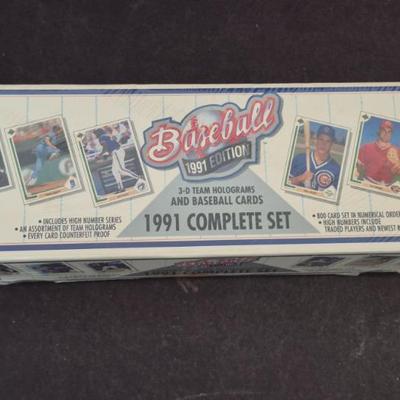 1991 Upper Deck Baseball Complete Set - Sealed