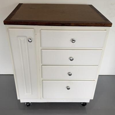 Small Rolling Garage Storage Cabinet 