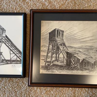 Vintage Mining Wall Art 