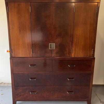 Baker Furniture Low Boy Dresser with Wardrobe Upper