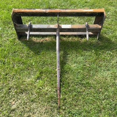Hay Bale Skid-steer Attachment 