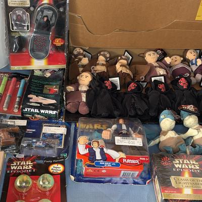 Star Wars Episode I Buddies, Card Game, Naboo Pistol And Darth Maul Compact Phone 