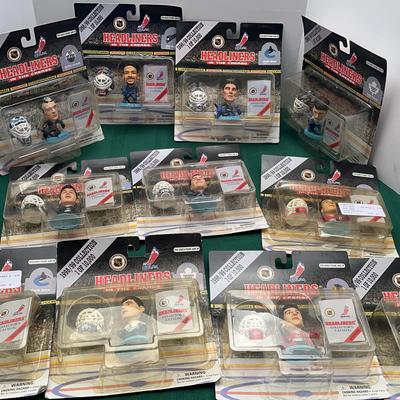 NHLPA Corinthian Headliners Figures 1998/99 Collection Including Curtis Joseph Approximately 11