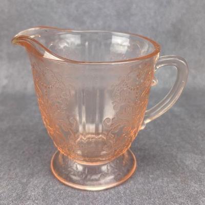 Vintage Pink Depression Glass Creamer