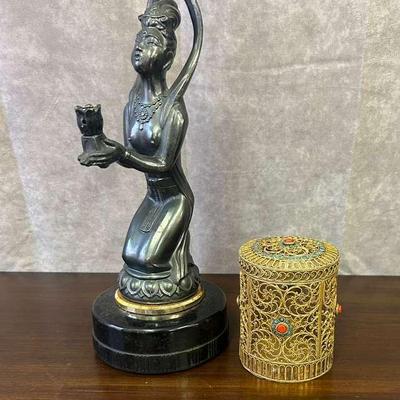 Rony Gas Table Lighter With Tibetan Box