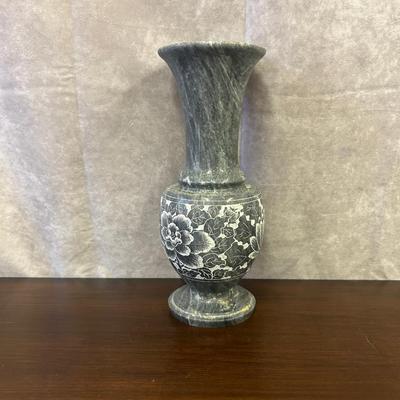 Etched Marble Vase 