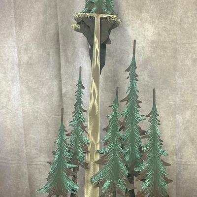 Metal Forest Wall Art