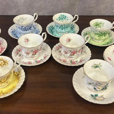 Vintage Royal Albert Bone China Tea Cup & Saucer Set
