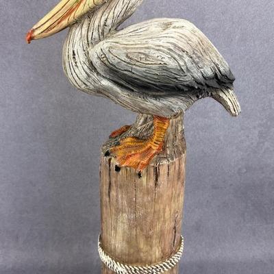 Seated Storck Figure