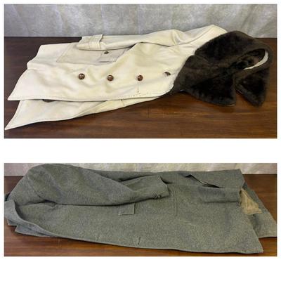 Pair Of Two Dress Overcoats 