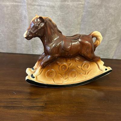 Vintage Rocking Horse Piggybank 