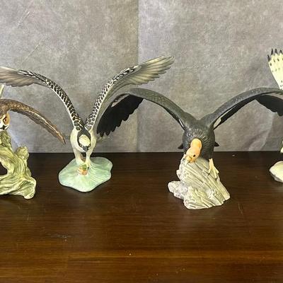 Franklin Mint Porcelain Bird Figurines