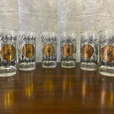 Presidential Glassware Set