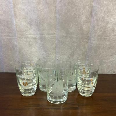 Decorative Naval & Air Force Glassware Set 