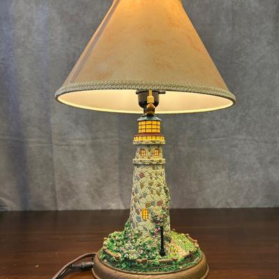 Thomas Kinkade Lighthouse Desk Lamp 