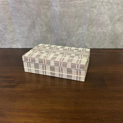 Plaid Jewelry Box 