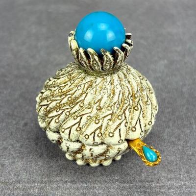 Florenza - Swirl Snuff Box W/ Spoon