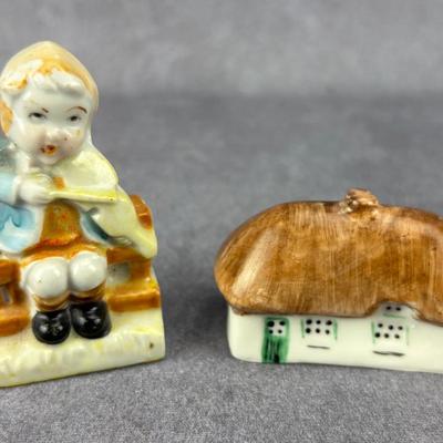 Two Small Victorian-Style Porcelain Figures