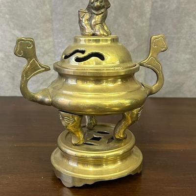 Vintage Brass Incense Holder