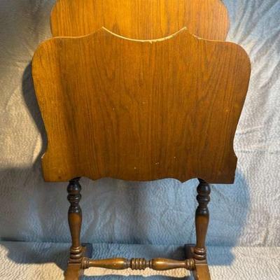 Vintage wood media stand