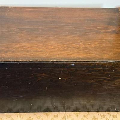 Wood storage box