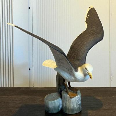 1984 franklin porcelain the great black backed gull"