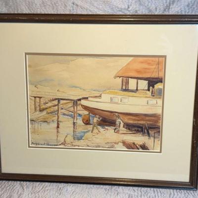 1950 watercolor by mary grant sheppard