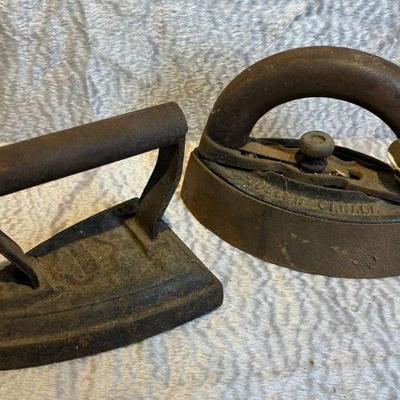 Antique sad irons