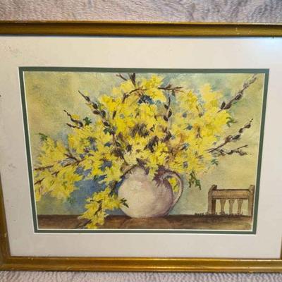 Mary grant sheppard signed watercolor