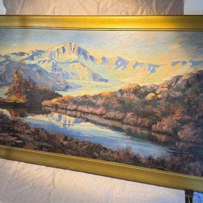 1931 charles frederick barker oil painting