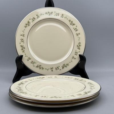 4 Lenox Brookdale Brookdale Sandwich Plates 8.5"