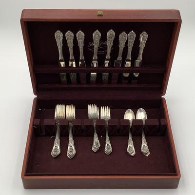 Wallace Rose Point Sterling Silverware Set - 36 Piece 