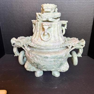 Vintage Chinese Three Footed Dragon Censer