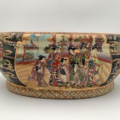 Royal Satsuma Porcelain Foot Bath