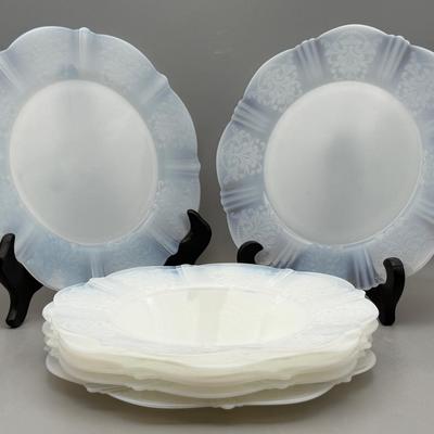 8 Macbeth Evan’s American Sweetheart Sandwich Plates