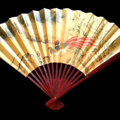 Shandong Hand Painted Silk Fan